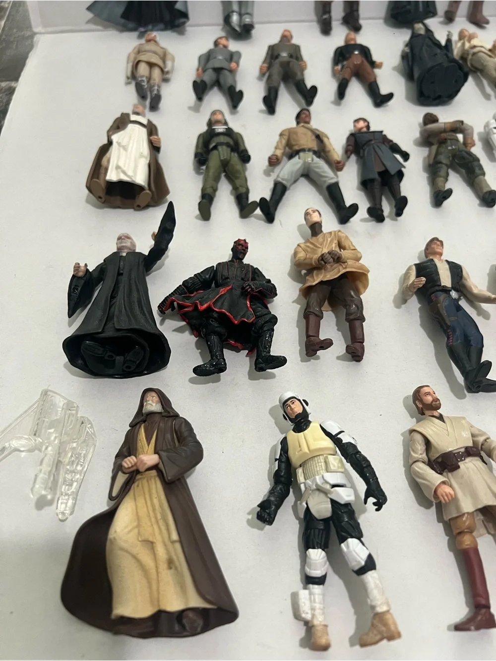 Star Wars Action Figure Lot - Black, Brown, White, Tan